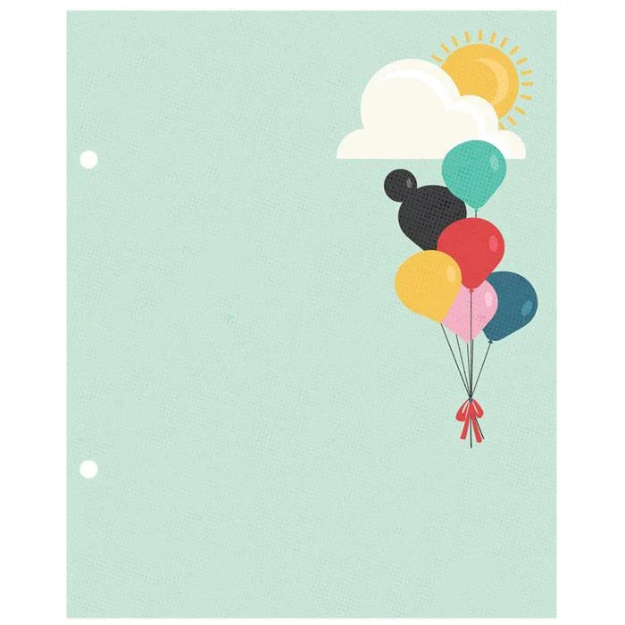 Say Cheese Happiest Place SN@P! Binder Inserts 6" X 8" - Simple Stories