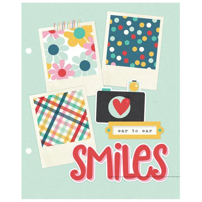 Say Cheese Happiest Place SN@P! Binder Inserts 6" X 8" - Simple Stories
