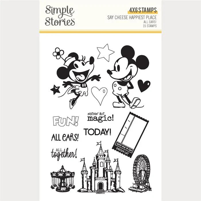Say Cheese Happiest Place Stamps All Ears! - Simple Stories