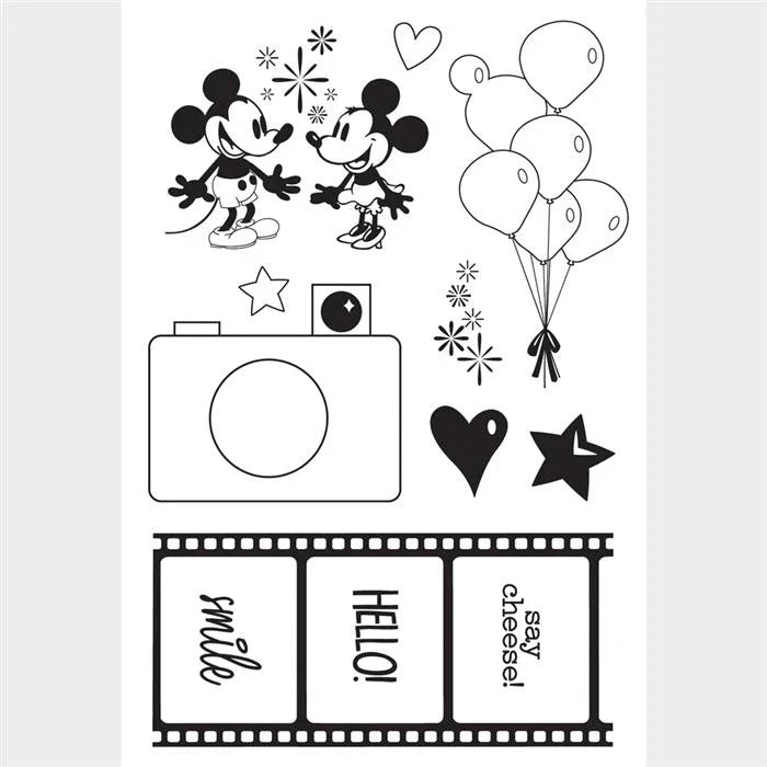 Say Cheese Happiest Place Stamps Hello Magic! - Simple Stories