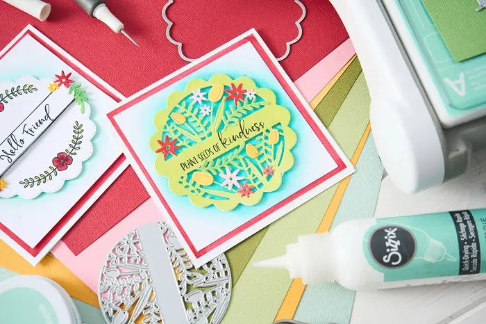 Scalloped Circles, Borders & Banners Thinlits Die Set - Catherine Pooler - Sizzix