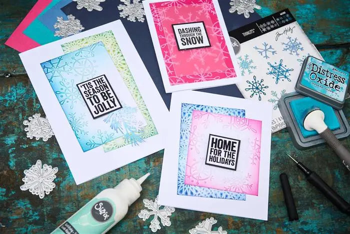Scribbly Snowflakes Thinlits Die Set Die Set 8PK - Back from the Vault - Tim Holtz - Sizzix