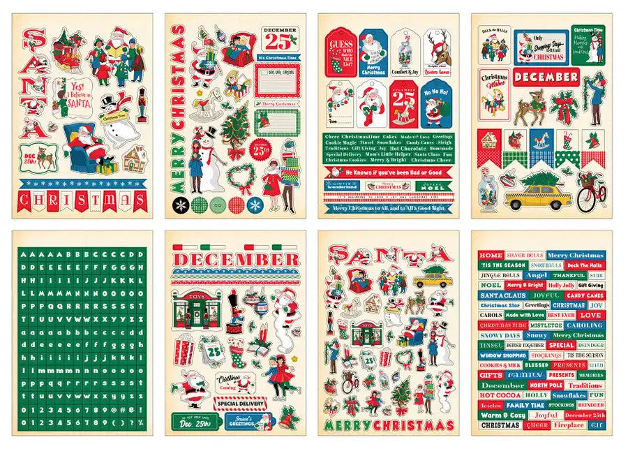 Season's Greetings Sticker Book - Carta Bella
