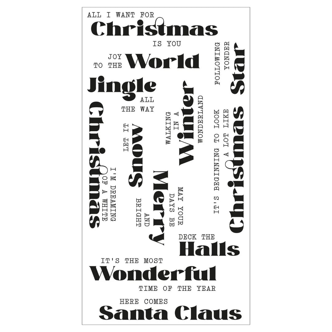 Seasonal Vibes #2 Clear Stamps  -Pete Hughes-  Sizzix