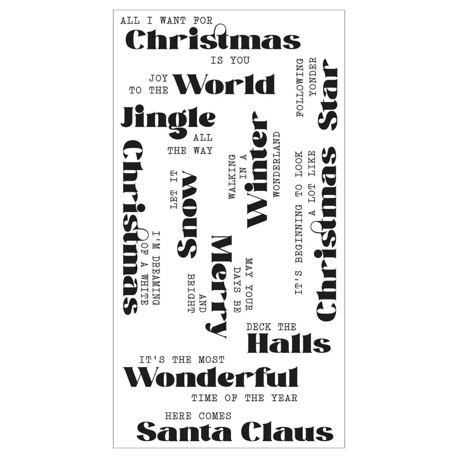 Seasonal Vibes #2 Clear Stamps  -Pete Hughes-  Sizzix