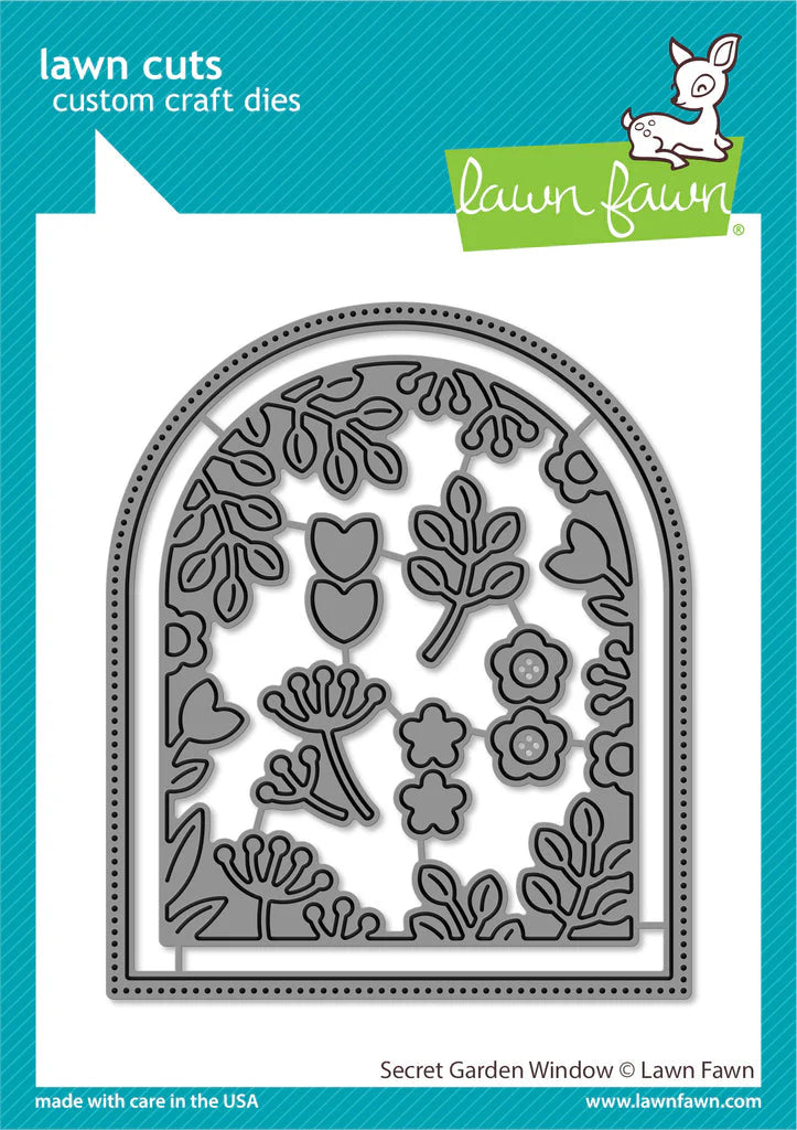Secret Garden Window Dies-Lawn Fawn