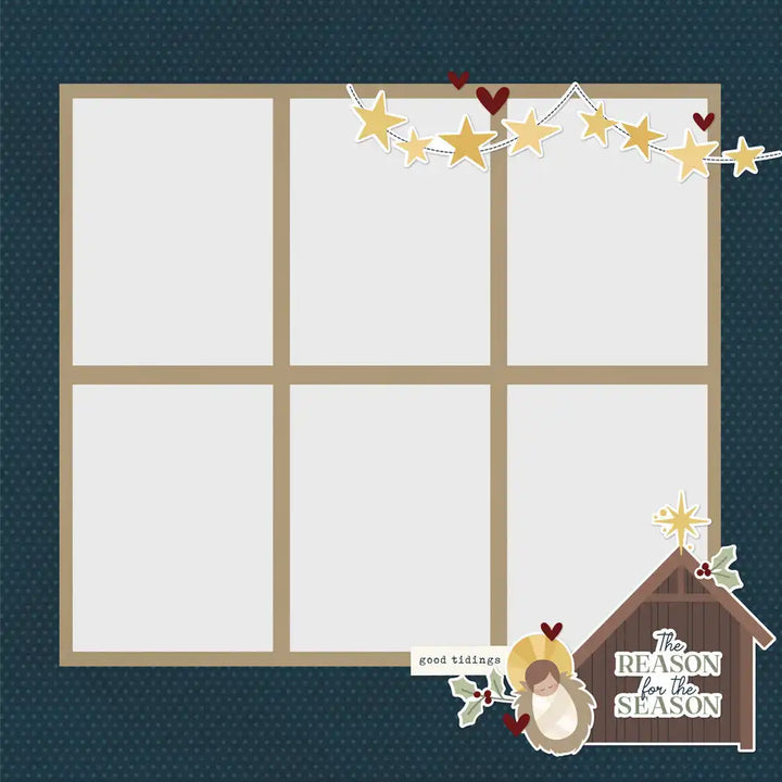 Silent Night Simple Pages Page Pieces - Simple Stories