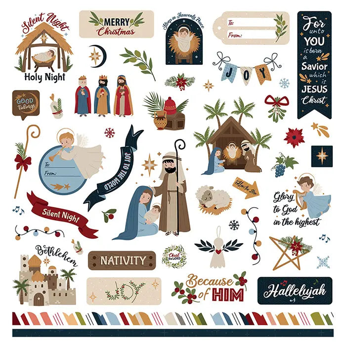 Silent Night Stickers - PhotoPlay