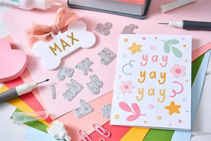 Simple Letters Thinlits Die Set Die Set 37PK - Letters by Shells - Shelly Kim - Sizzix