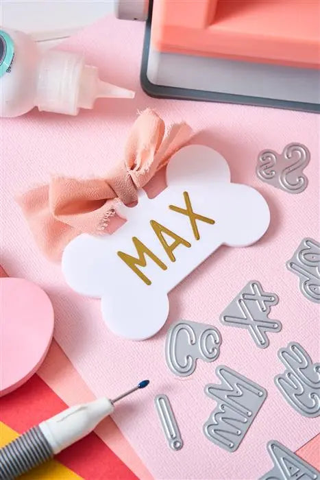 Simple Letters Thinlits Die Set Die Set 37PK - Letters by Shells - Shelly Kim - Sizzix
