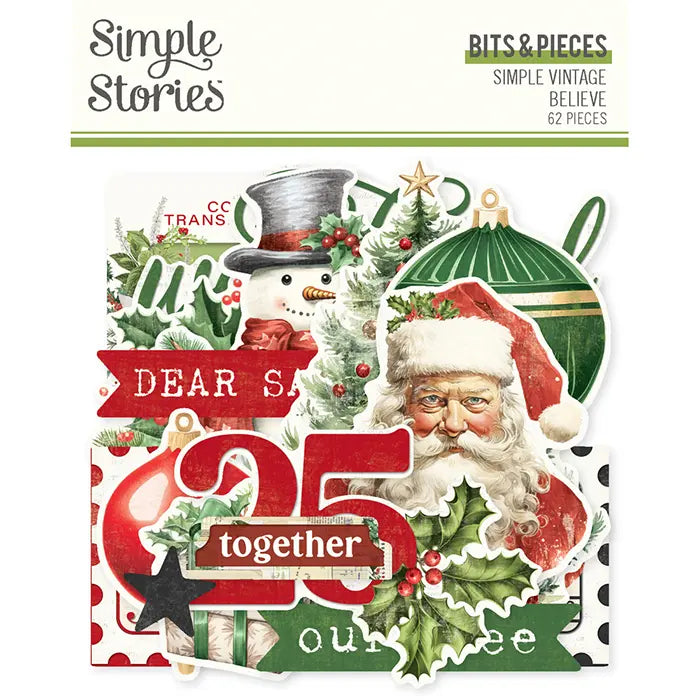 Simple Vintage Believe Bits & Pieces - Simple Stories