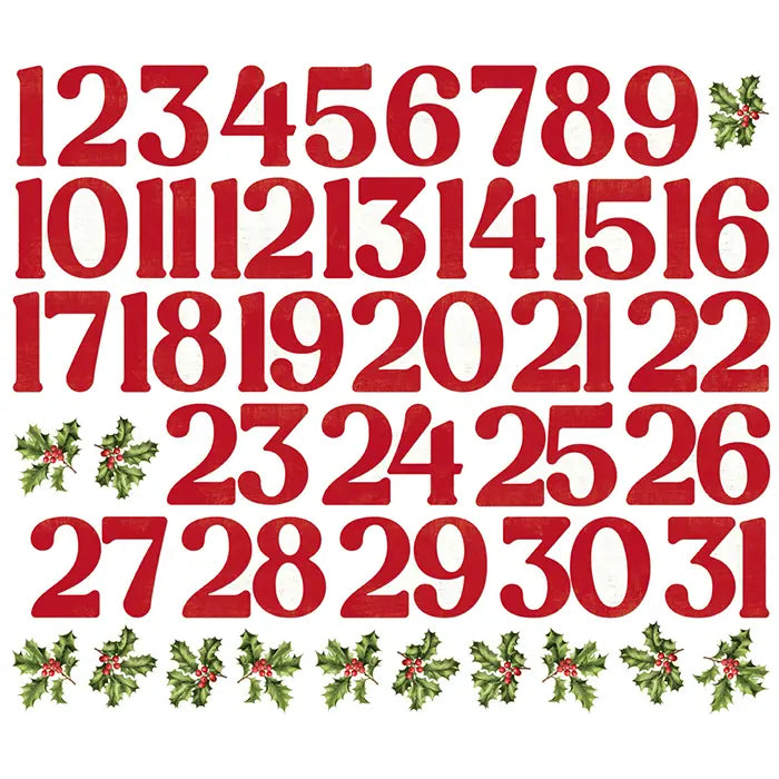 Simple Vintage Believe Number Bits & Pieces - Simple Stories