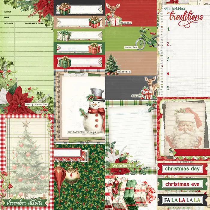 Simple Vintage Believe Scrapbook Collection Kit, 12" x 12" - Simple Stories