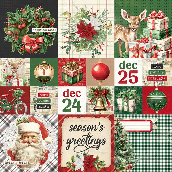 Simple Vintage Believe Scrapbook Collection Kit, 12" x 12" - Simple Stories