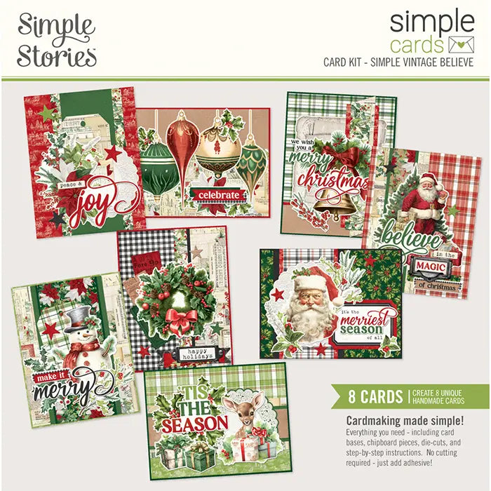 Simple Vintage Believe Simple Cards Card Kit - Simple Stories