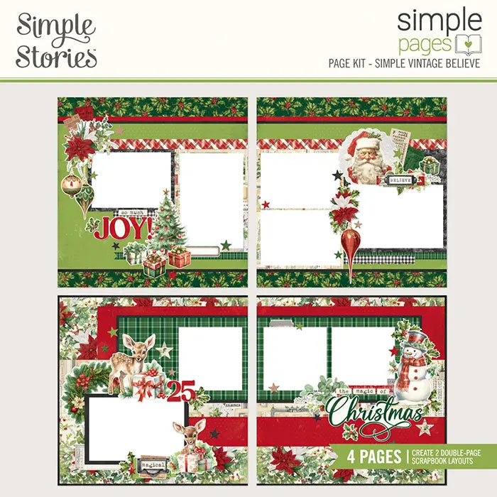Simple Vintage Believe Simple Pages Page Kit - Simple Stories