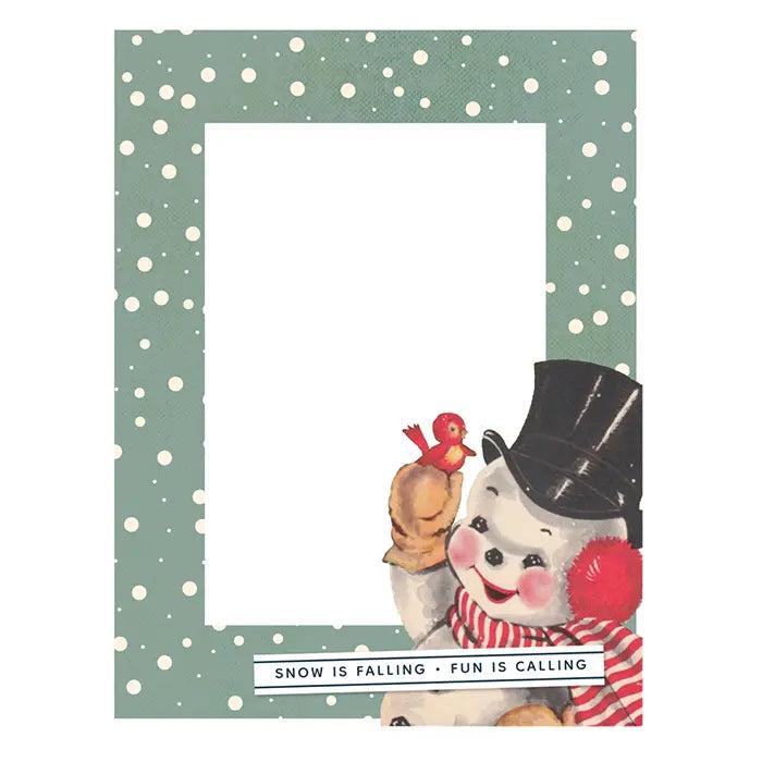 Simple Vintage Flannel Season Chipboard Frames - Simple Stories