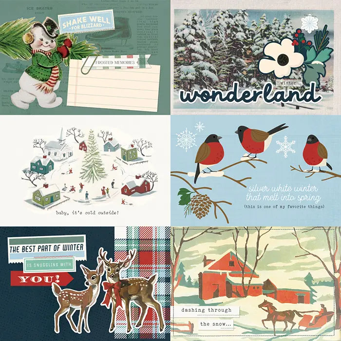 Simple Vintage Flannel Season Scrapbook Collection Kit, 12" x 12" - Simple Stories
