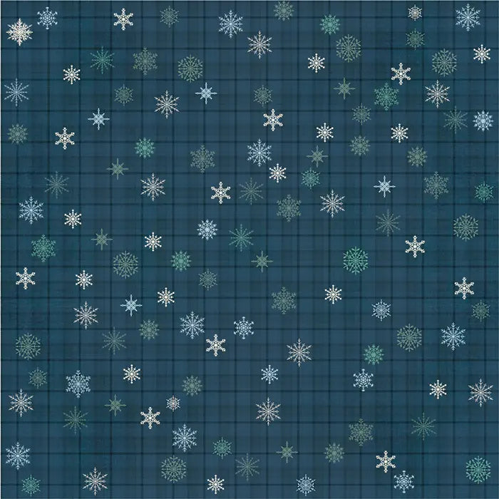 Simple Vintage Flannel Season Scrapbook Collection Kit, 12" x 12" - Simple Stories