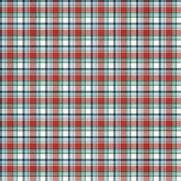 Simple Vintage Flannel Season Scrapbook Collection Kit, 12" x 12" - Simple Stories