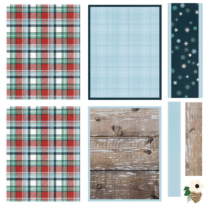Simple Vintage Flannel Season Simple Cards Card Kit - Simple Stories