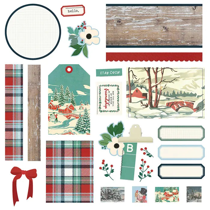 Simple Vintage Flannel Season Simple Cards Card Kit - Simple Stories