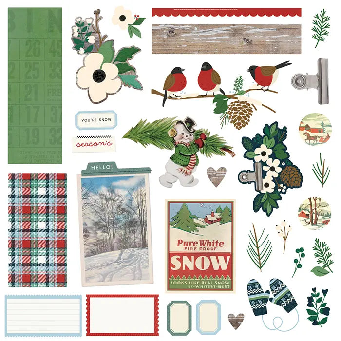 Simple Vintage Flannel Season Simple Cards Card Kit - Simple Stories