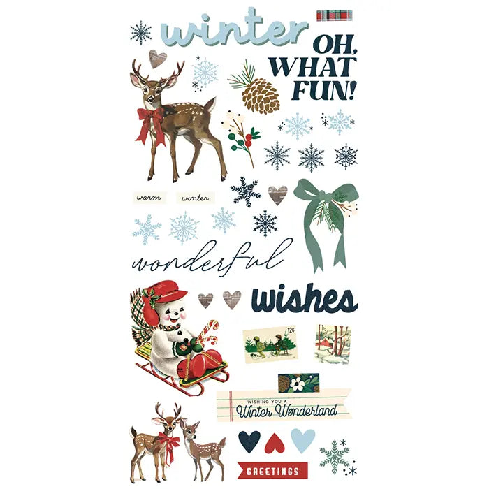 Simple Vintage Flannel Season Simple Cards Card Kit - Simple Stories