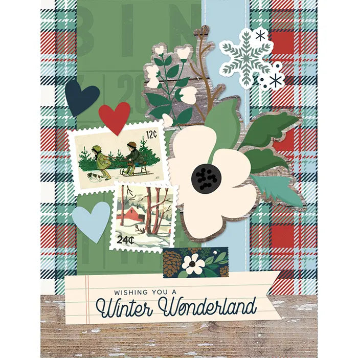 Simple Vintage Flannel Season Simple Cards Card Kit - Simple Stories