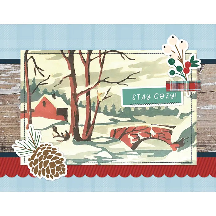 Simple Vintage Flannel Season Simple Cards Card Kit - Simple Stories