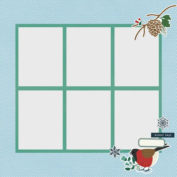 Simple Vintage Flannel Season Simple Pages Page Pieces - Simple Stories