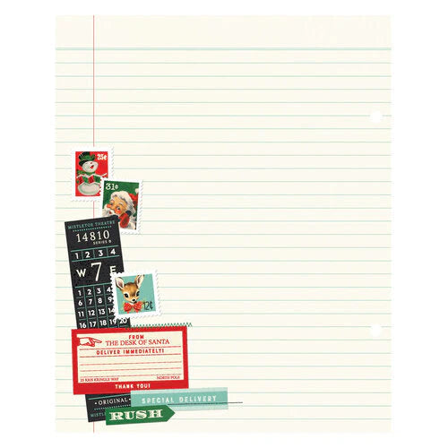 Simple Vintage Holly Jolly Holiday Binder, 6" x 8" - SN@P! - Simple Stories