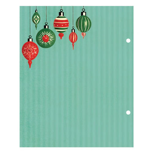 Simple Vintage Holly Jolly Holiday Binder, 6" x 8" - SN@P! - Simple Stories