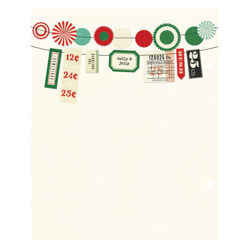 Simple Vintage Holly Jolly Holiday Binder, 6" x 8" - SN@P! - Simple Stories