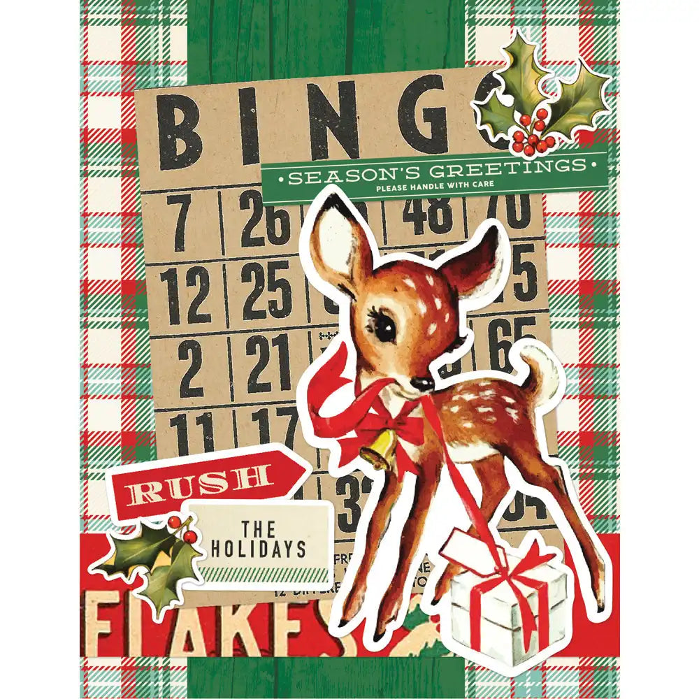 Simple Vintage Holly Jolly Simple Cards Card Kit - Simple Stories