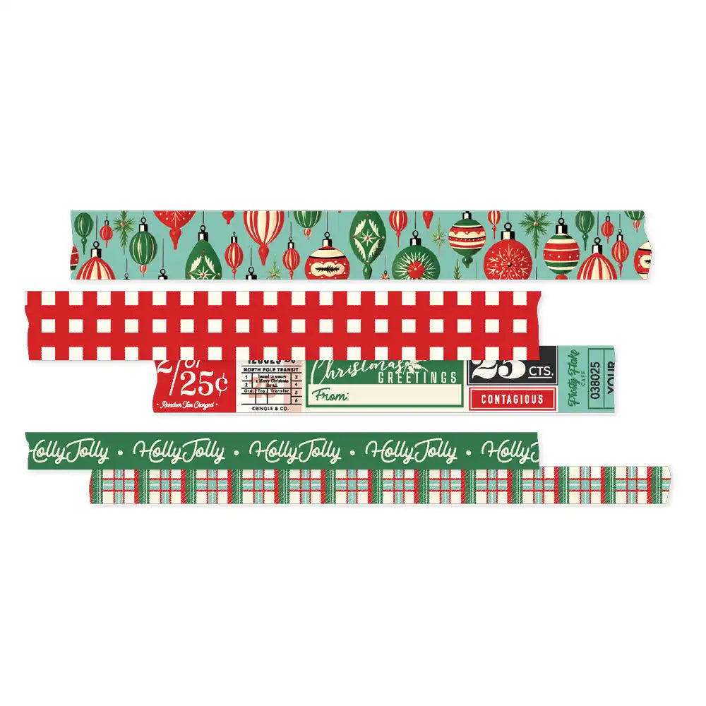 Simple Vintage Holly Jolly Washi Tape - Simple Stories