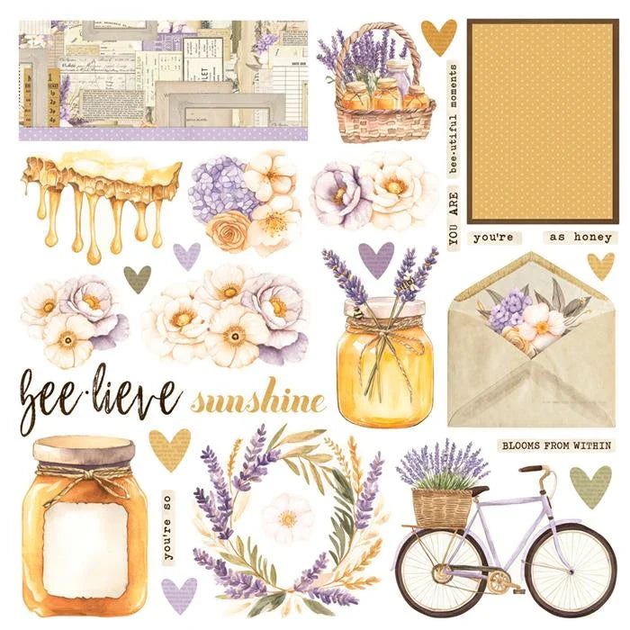 Simple Vintage Lavender Fields Simple Cards Card Kit - Simple Stories