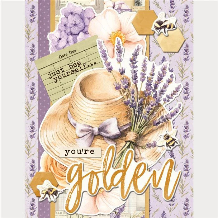 Simple Vintage Lavender Fields Simple Cards Card Kit - Simple Stories