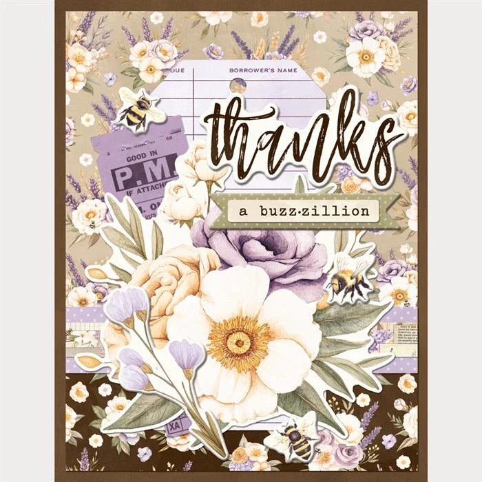 Simple Vintage Lavender Fields Simple Cards Card Kit - Simple Stories