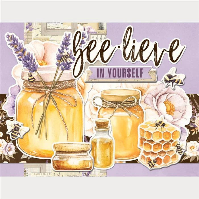 Simple Vintage Lavender Fields Simple Cards Card Kit - Simple Stories