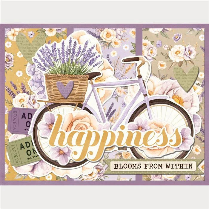 Simple Vintage Lavender Fields Simple Cards Card Kit - Simple Stories