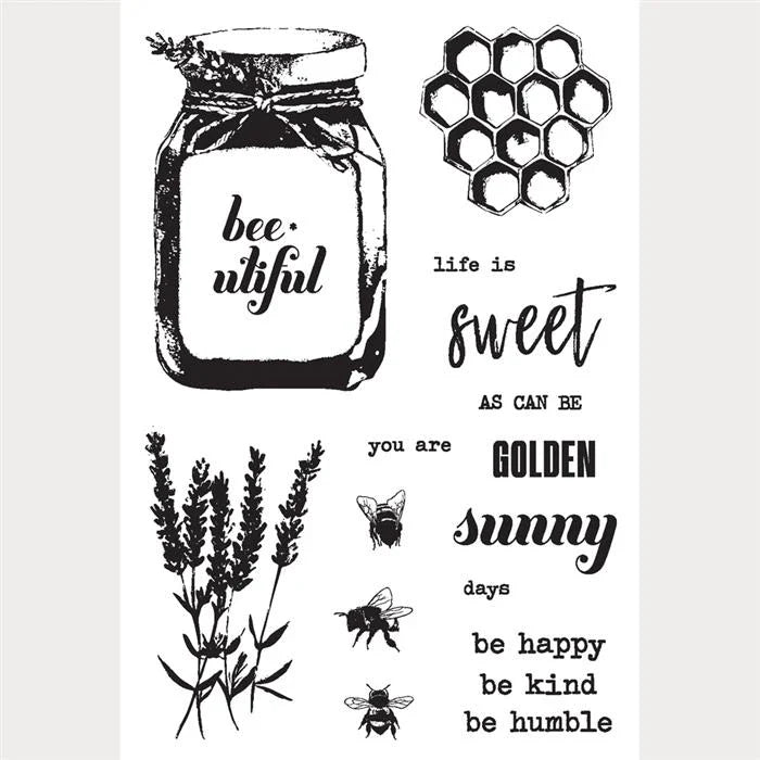 Simple Vintage Lavender Fields Stamps - Simple Stories