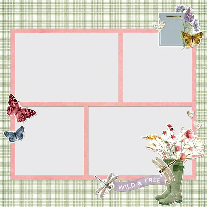 Simple Vintage Meadow Flowers Simple Pages Page Pieces - Simple Stories