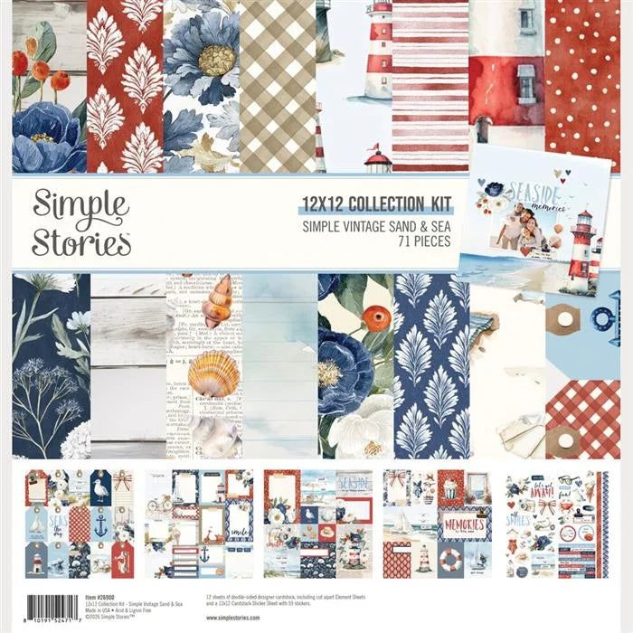Simple Vintage Sand & Sea Collection Kit - Simple Stories