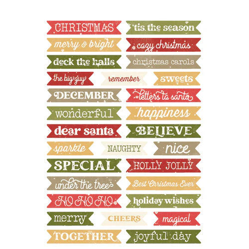 Simple Vintage Yuletide Sticker Book - Simple Stories