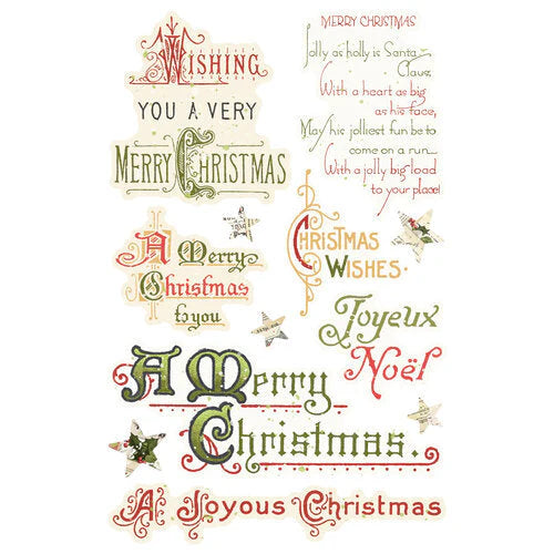 Simple Vintage Yuletide Sticker Book - Simple Stories