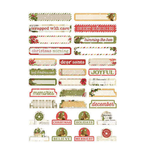 Simple Vintage Yuletide Sticker Book - Simple Stories