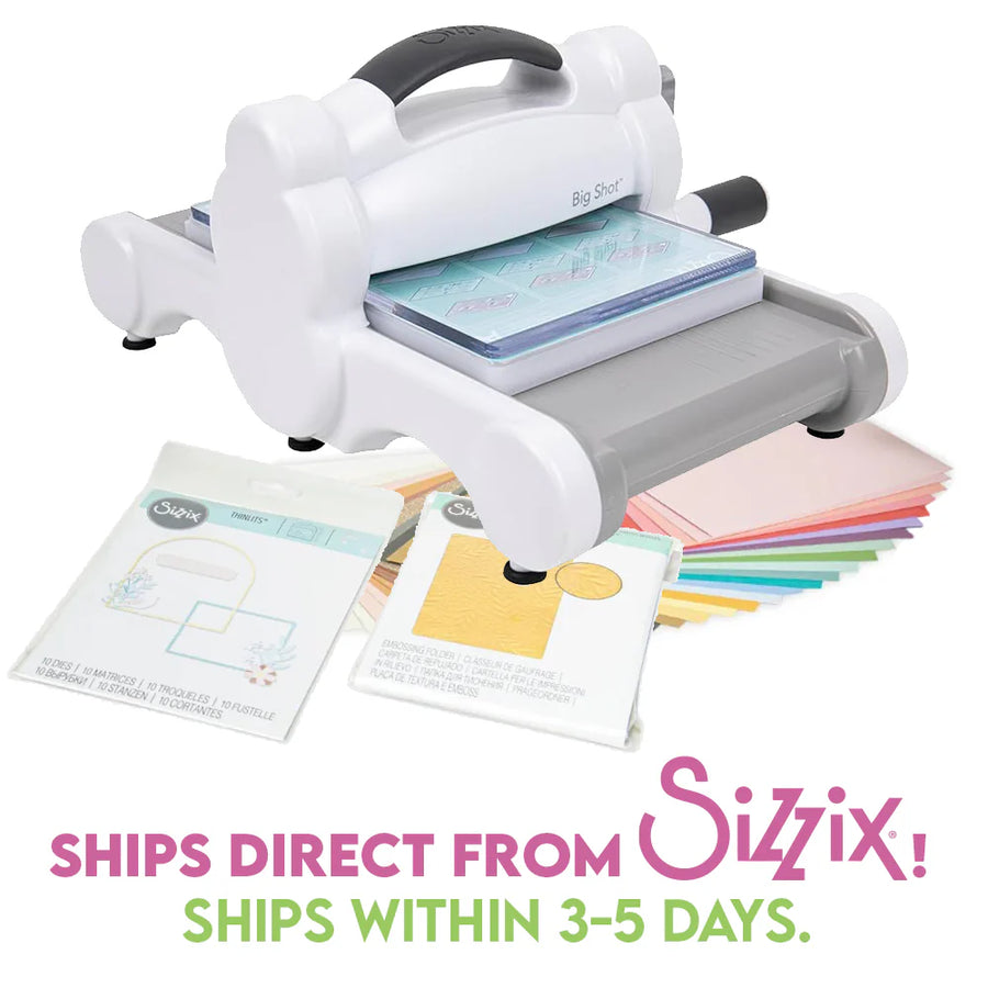 New Big Shot Starter Kit White & Gray   - Sizzix
