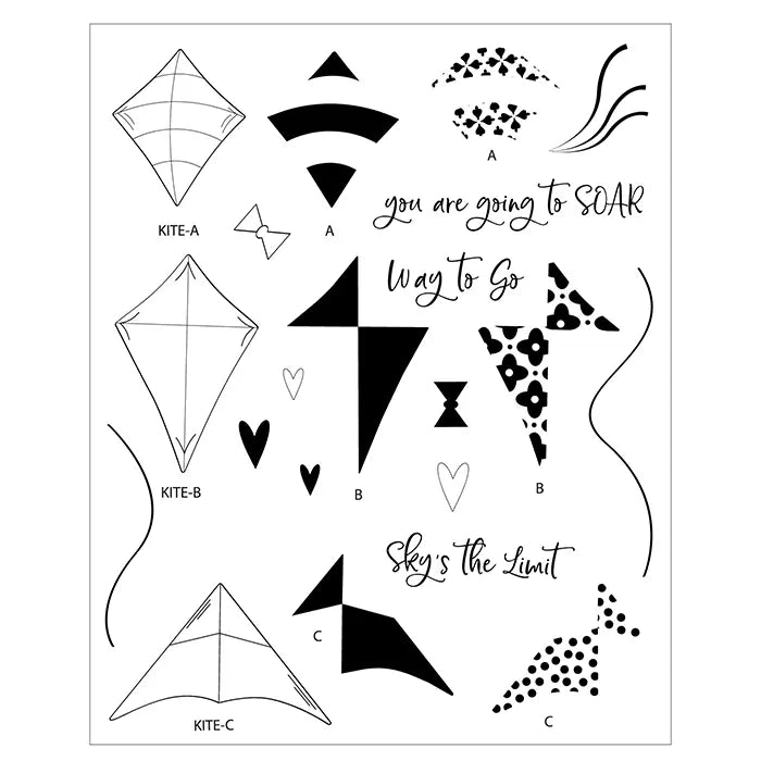 View 3 of Sky’s the Limit Clear Stamps Set - Catherine Pooler - Sizzix