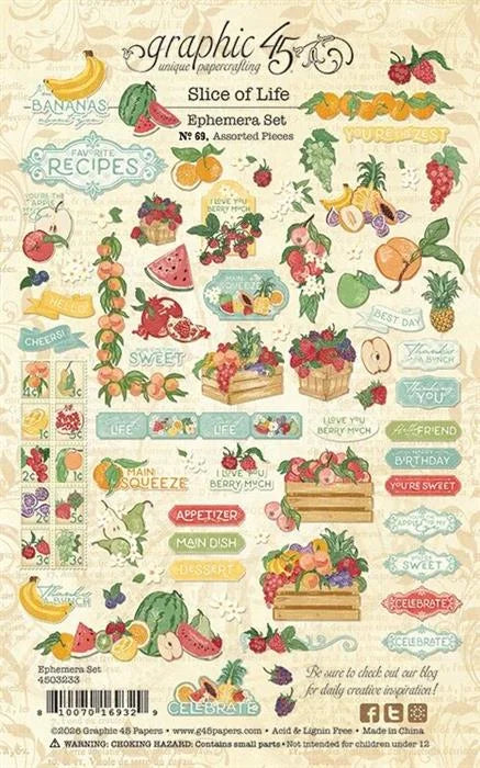 Slice of Life Ephemera Set - Graphic 45